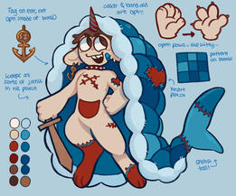 toony style, complex anthro