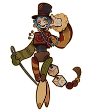 toony style, complex humanoid